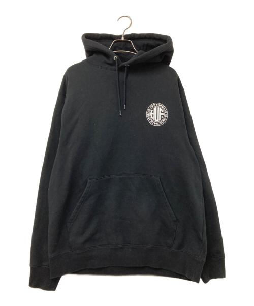 HUF（ハフ）HUF (ハフ) サークルロゴプリントパーカー ブラック サイズ:Lの古着・服飾アイテム