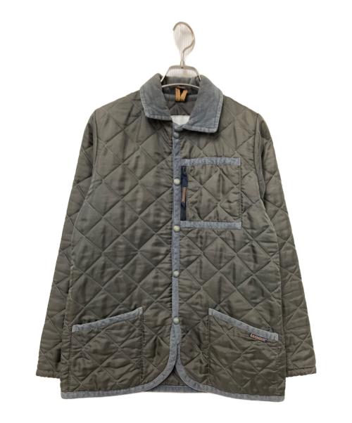 LAVENHAM（ラベンハム）LAVENHAM (ラベンハム) TRANS CONTINENTS (トランスコンチネンツ) キルティングジャケット グレー サイズ:2の古着・服飾アイテム