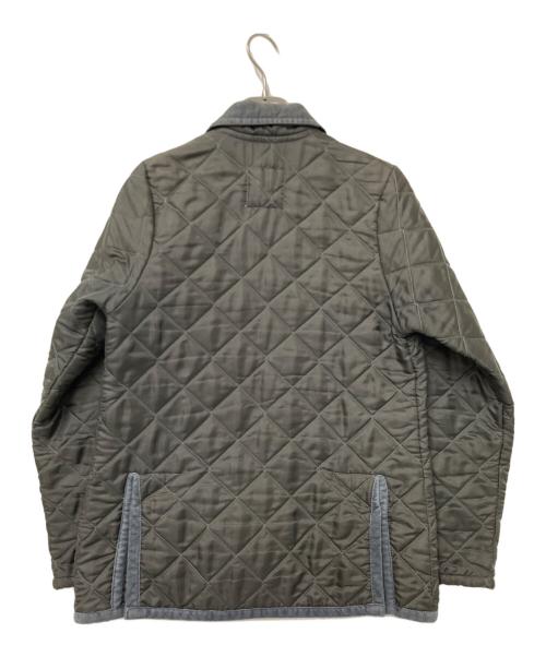 LAVENHAM（ラベンハム）LAVENHAM (ラベンハム) TRANS CONTINENTS (トランスコンチネンツ) キルティングジャケット グレー サイズ:2の古着・服飾アイテム
