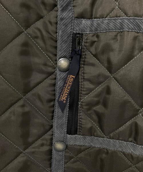 LAVENHAM（ラベンハム）LAVENHAM (ラベンハム) TRANS CONTINENTS (トランスコンチネンツ) キルティングジャケット グレー サイズ:2の古着・服飾アイテム