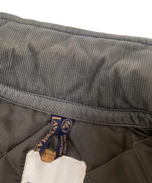 LAVENHAM（ラベンハム）LAVENHAM (ラベンハム) TRANS CONTINENTS (トランスコンチネンツ) キルティングジャケット グレー サイズ:2の古着・服飾アイテム