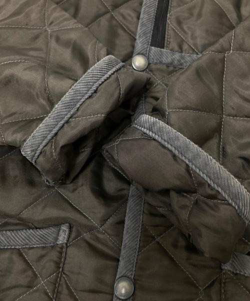 LAVENHAM（ラベンハム）LAVENHAM (ラベンハム) TRANS CONTINENTS (トランスコンチネンツ) キルティングジャケット グレー サイズ:2の古着・服飾アイテム