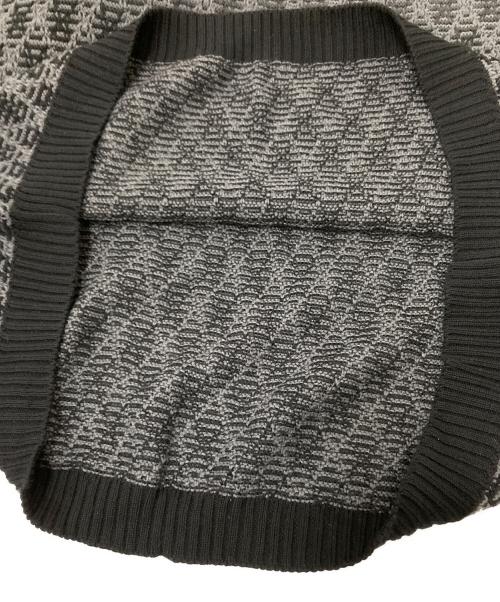 Yohji Yamamoto pour homme（ヨウジヤマモト プールオム）Yohji Yamamoto pour homme (ヨウジヤマモト プールオム) JQ PTN SOAK DYED PROCESS ROUND NECK LONG SLEEVE グレー×ブラック サイズ:Mの古着・服飾アイテム