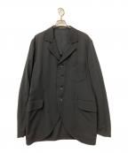 Yohji Yamamoto pour hommeヨウジヤマモト プールオム）の古着「ウールギャバデザインジャケット」｜ブラック