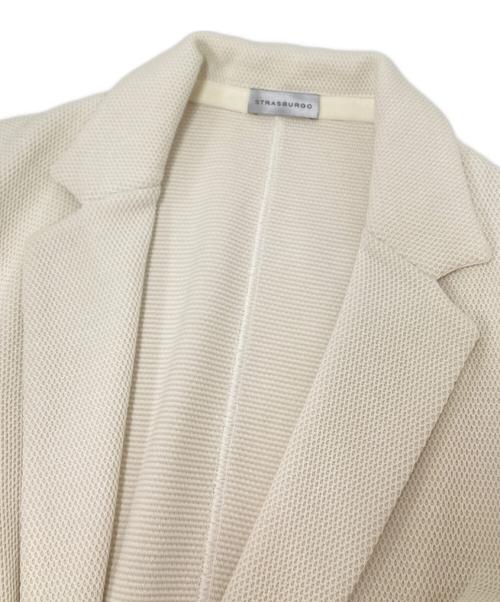 STRASBURGO（ストラスブルゴ）STRASBURGO (ストラスブルゴ) アンコンジャケット ホワイト サイズ:Mの古着・服飾アイテム