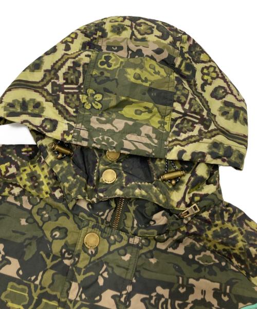 ETRO（エトロ）ETRO (エトロ) 総柄パデットフーデッドジャケット グリーン サイズ:Lの古着・服飾アイテム