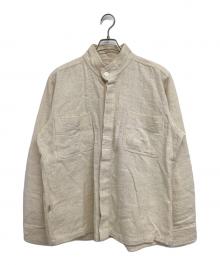 USAATO（ウサト）の古着「ノーカラージャケット」｜アイボリー