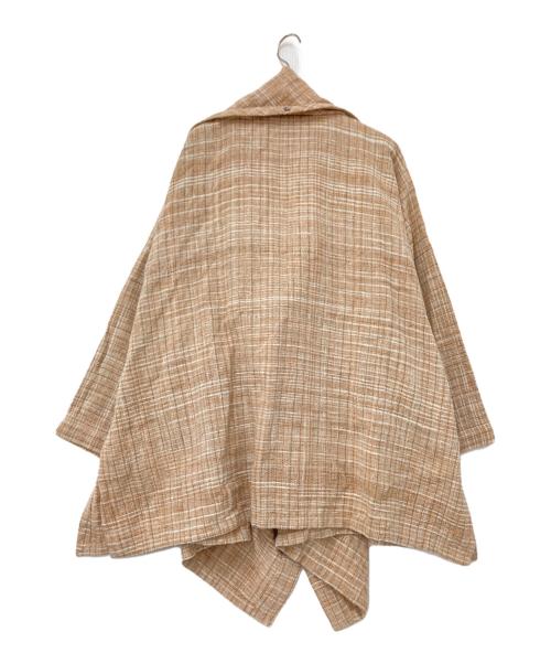 USAATO（ウサト）USAATO (ウサト) デザインジャケット ブラウン×アイボリー サイズ:下記参照の古着・服飾アイテム