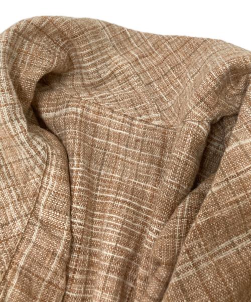 USAATO（ウサト）USAATO (ウサト) デザインジャケット ブラウン×アイボリー サイズ:下記参照の古着・服飾アイテム