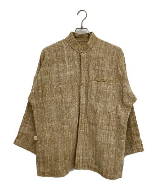 USAATO（ウサト）USAATO (ウサト) バンドカラーシャツ ベージュ サイズ:下記参照の古着・服飾アイテム