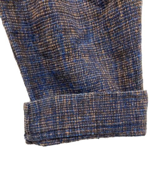 USAATO（ウサト）USAATO (ウサト) イージーパンツ ネイビー×ブラウン サイズ:下記参照の古着・服飾アイテム