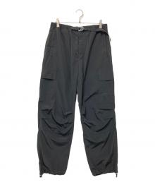 LACOSTE（ラコステ）の古着「耐水ワイドカーゴパンツ」｜ブラック