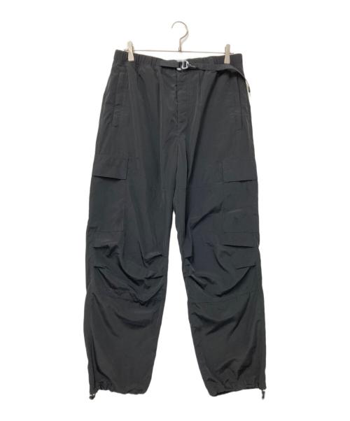 LACOSTE（ラコステ）LACOSTE (ラコステ) 耐水ワイドカーゴパンツ ブラック サイズ:US:Mの古着・服飾アイテム