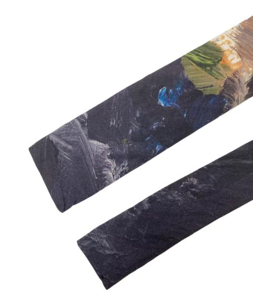 Yohji Yamamoto pour homme（ヨウジヤマモト プールオム）Yohji Yamamoto pour homme (ヨウジヤマモト プールオム) 総柄ネクタイ ブラック×グレー サイズ:下記参照の古着・服飾アイテム