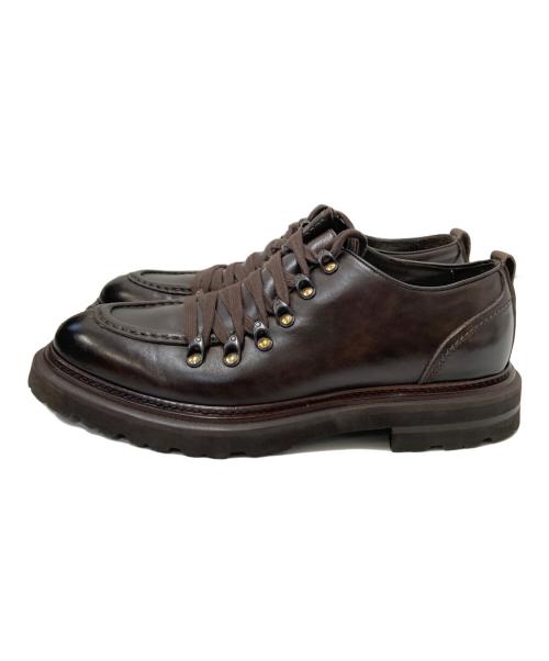 CERBERO（チェルベロ）CERBERO (チェルベロ) Uチップシューズ ブラウン サイズ:42の古着・服飾アイテム