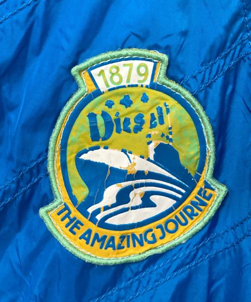 DIESEL（ディーゼル）DIESEL (ディーゼル) ギミックナイロンジャケット ブルー サイズ:XLの古着・服飾アイテム