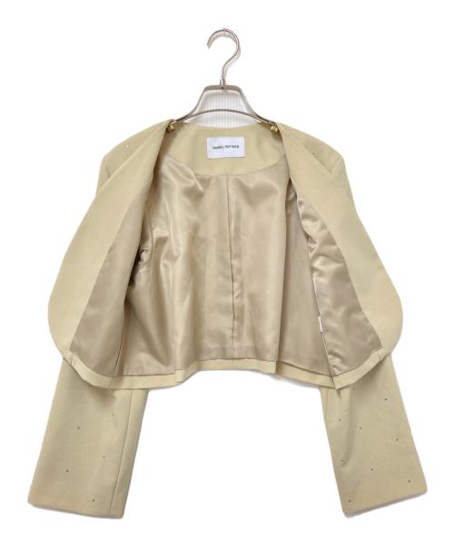 EMMEL REFINES（エメル リファインズ）EMMEL REFINES (エメル リファインズ) ホットフィット ボレロ ジャケット ベージュ サイズ:Sの古着・服飾アイテム