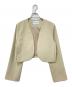 EMMEL REFINES（エメル リファインズ）の古着「ホットフィット ボレロ ジャケット」｜ベージュ