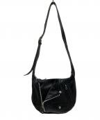 Schottショット）の古着「レザーライダースショルダーバッグ」｜ブラック