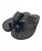 Schottショット）の古着「スタッズレザーサンダル」｜ブラック