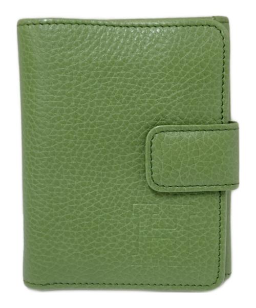 HIROFU（ヒロフ）HIROFU (ヒロフ) 2つ折り財布 グリーン サイズ:下記参照の古着・服飾アイテム