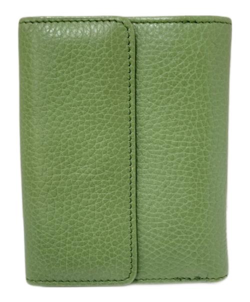 HIROFU（ヒロフ）HIROFU (ヒロフ) 2つ折り財布 グリーン サイズ:下記参照の古着・服飾アイテム
