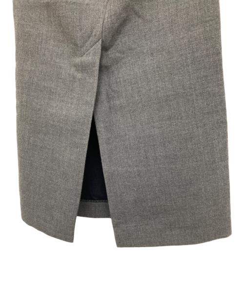 ETRE TOKYO（エトレトウキョウ）ETRE TOKYO (エトレトウキョウ) ウーステッドアイラインスカート グレー サイズ:M 未使用品の古着・服飾アイテム