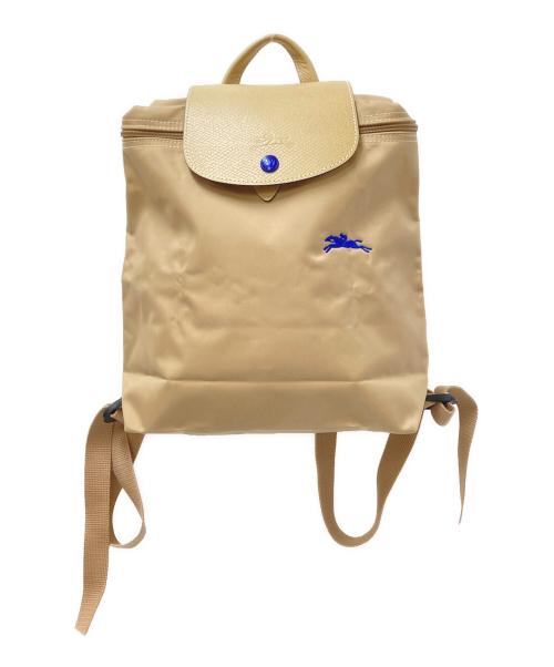 LONGCHAMP（ロンシャン）LONGCHAMP (ロンシャン) LE PLIAGE CLUB BACKPACK L ベージュ サイズ:下記参照の古着・服飾アイテム