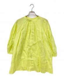 SIMPLICITE（シンプリシテ）の古着「リネンブラウス」｜イエロー