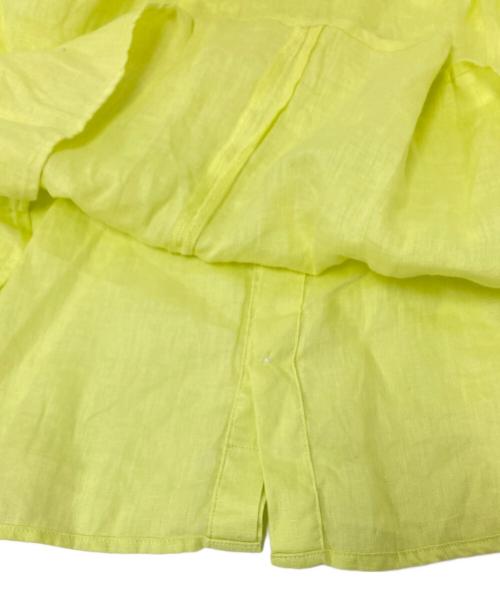 SIMPLICITE（シンプリシテ）SIMPLICITE (シンプリシテ) リネンブラウス イエロー サイズ:下記参照の古着・服飾アイテム