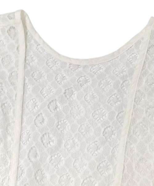 BEAUTY&YOUTH（ビューティーアンドユース）BEAUTY&YOUTH (ビューティーアンドユース) ナイロンレース ベスト ホワイト サイズ:FREE 未使用品の古着・服飾アイテム