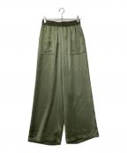 JOURNAL STANDARD relumeジャーナルスタンダード レリューム）の古着「サテンベイカーパンツ」｜オリーブ