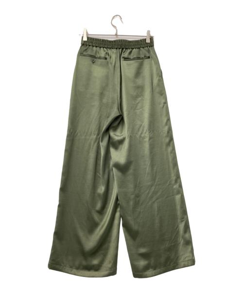 JOURNAL STANDARD relume（ジャーナルスタンダード レリューム）JOURNAL STANDARD relume (ジャーナルスタンダード レリューム) サテンベイカーパンツ オリーブ サイズ:36の古着・服飾アイテム