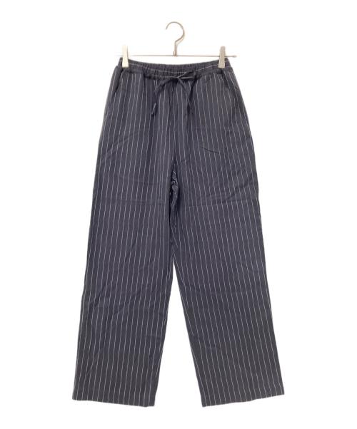 SLOBE IENA（スローブ イエナ）SLOBE IENA (スローブ イエナ) ストライプリラックスパンツ ネイビー サイズ:36の古着・服飾アイテム