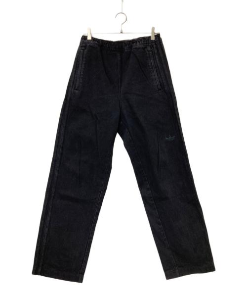 adidas（アディダス）adidas (アディダス) プレミアムデニム ファイヤーバード トラックパンツ ブラック サイズ:Sの古着・服飾アイテム
