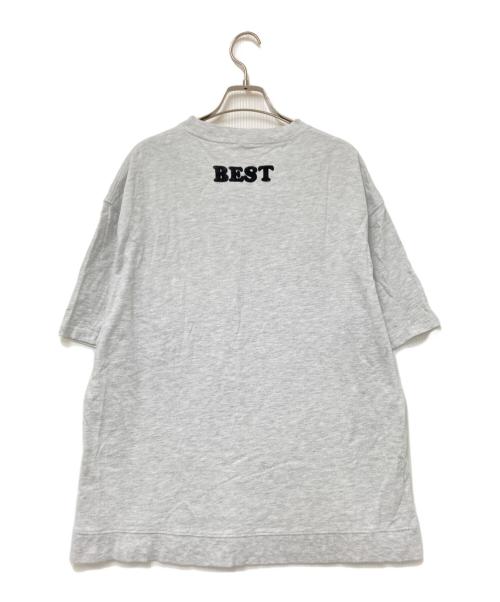 niko and（ニコアンド）niko and (ニコアンド) SCREEN STARS (スクリーンズスターズ) 別注ロゴTシャツ グレー サイズ:Mの古着・服飾アイテム