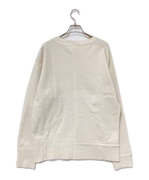 NIGEL CABOURN（ナイジェルケーボン）NIGEL CABOURN (ナイジェルケーボン) ARMY CREW JERSEY MIX アイボリー サイズ:48の古着・服飾アイテム