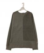 NIGEL CABOURNナイジェルケーボン）の古着「ARMY CREW JERSEY MIX」｜チャコールグレー