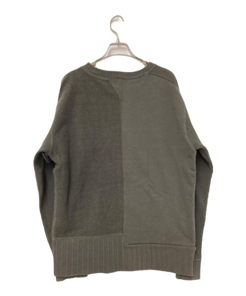 NIGEL CABOURN（ナイジェルケーボン）NIGEL CABOURN (ナイジェルケーボン) ARMY CREW JERSEY MIX チャコールグレー サイズ:48の古着・服飾アイテム