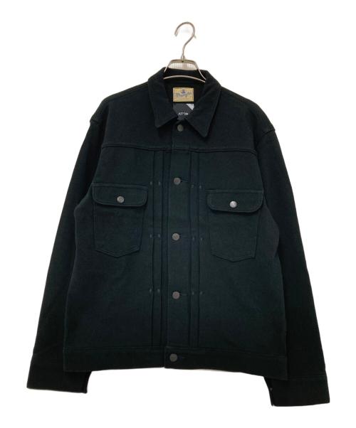ATON（エイトン）ATON (エイトン) Wrangler (ラングラー) カノコトラッカージャケット ブラック サイズ:Mの古着・服飾アイテム