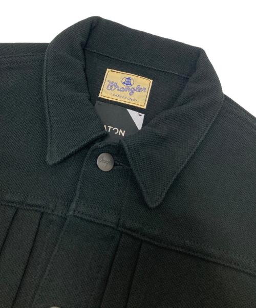 ATON（エイトン）ATON (エイトン) Wrangler (ラングラー) カノコトラッカージャケット ブラック サイズ:Mの古着・服飾アイテム