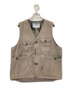 GRIP SWANYグリップスワニー）の古着「FIREPROOF WORK VEST」｜ベージュ