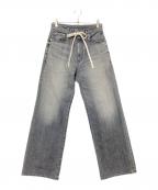 Whim Gazetteウィムガゼット）の古着「ドロストデニム」｜ブラック