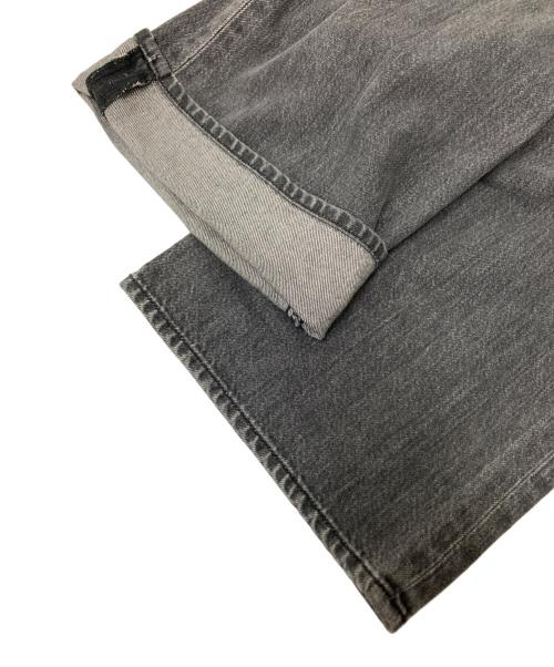 Whim Gazette（ウィムガゼット）Whim Gazette (ウィムガゼット) ドロストデニム ブラック サイズ:34の古着・服飾アイテム