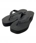 SLEEPERS×Ron Hermanスリーパーズ×ロンハーマン）の古着「別注厚底ビーチサンダル」｜ブラック