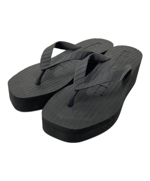 SLEEPERS（スリーパーズ）SLEEPERS (スリーパーズ) Ron Herman (ロンハーマン) 別注厚底ビーチサンダル ブラック サイズ:EU36の古着・服飾アイテム