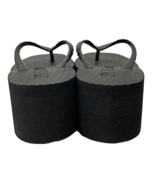 SLEEPERS（スリーパーズ）SLEEPERS (スリーパーズ) Ron Herman (ロンハーマン) 別注厚底ビーチサンダル ブラック サイズ:EU36の古着・服飾アイテム