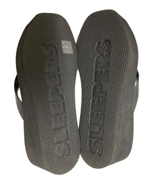 SLEEPERS（スリーパーズ）SLEEPERS (スリーパーズ) Ron Herman (ロンハーマン) 別注厚底ビーチサンダル ブラック サイズ:EU36の古着・服飾アイテム