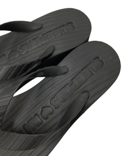 SLEEPERS（スリーパーズ）SLEEPERS (スリーパーズ) Ron Herman (ロンハーマン) 別注厚底ビーチサンダル ブラック サイズ:EU36の古着・服飾アイテム