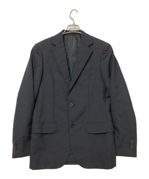 UNITED ARROWS（ユナイテッドアローズ）UNITED ARROWS (ユナイテッドアローズ) ウールモヘアトロピカル 2B コンフォートセットアップスーツ ブラック サイズ:44の古着・服飾アイテム